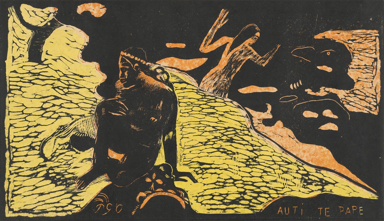 Auti te Pape Frauen am Fluss, 1894-1895 von Paul Gauguin