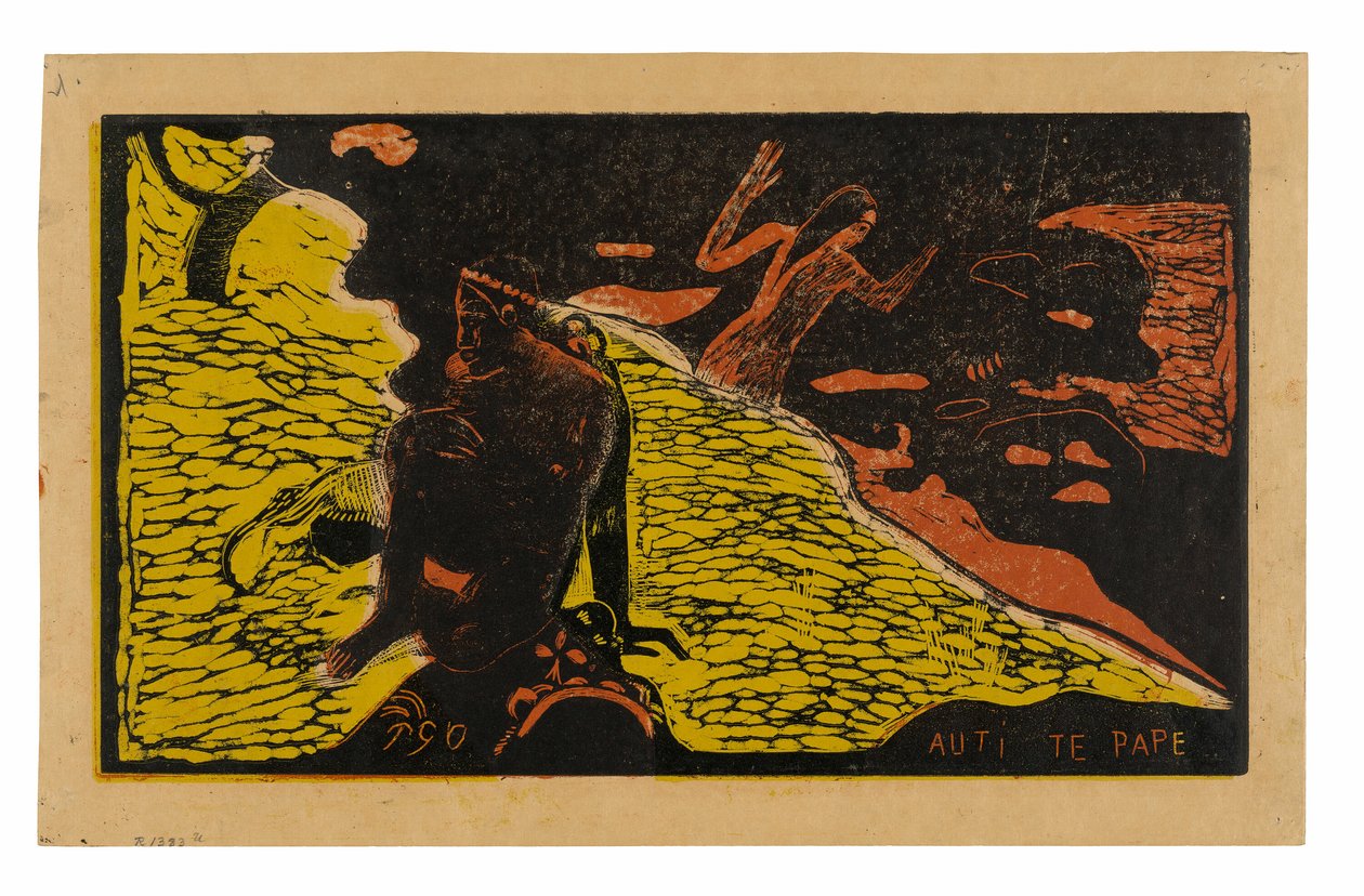 Auti te pape (Frauen am Fluss), aus der Noa Noa Suite von Paul Gauguin