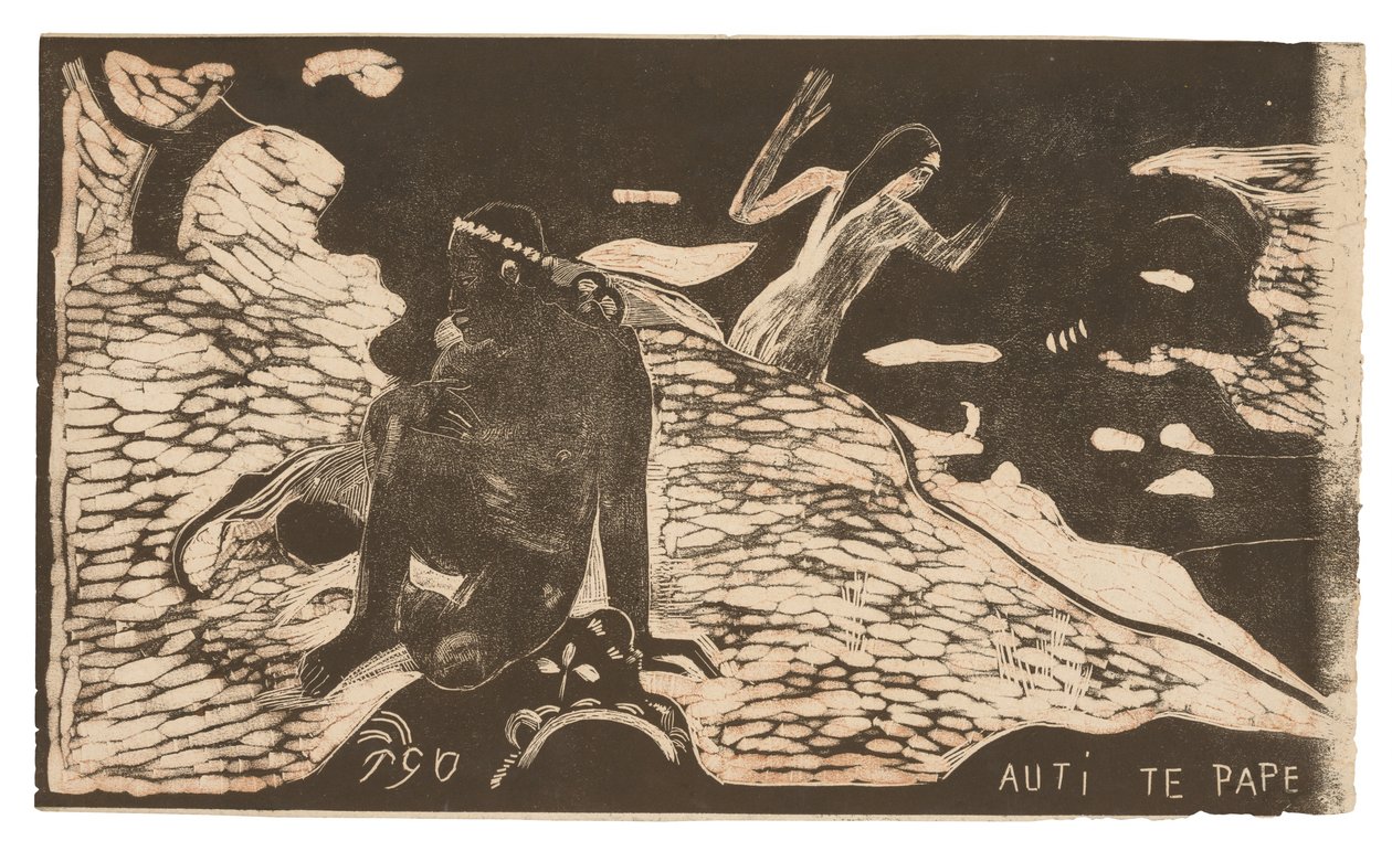 Auti te pape (Frauen am Fluss), aus der Noa Noa Suite von Paul Gauguin