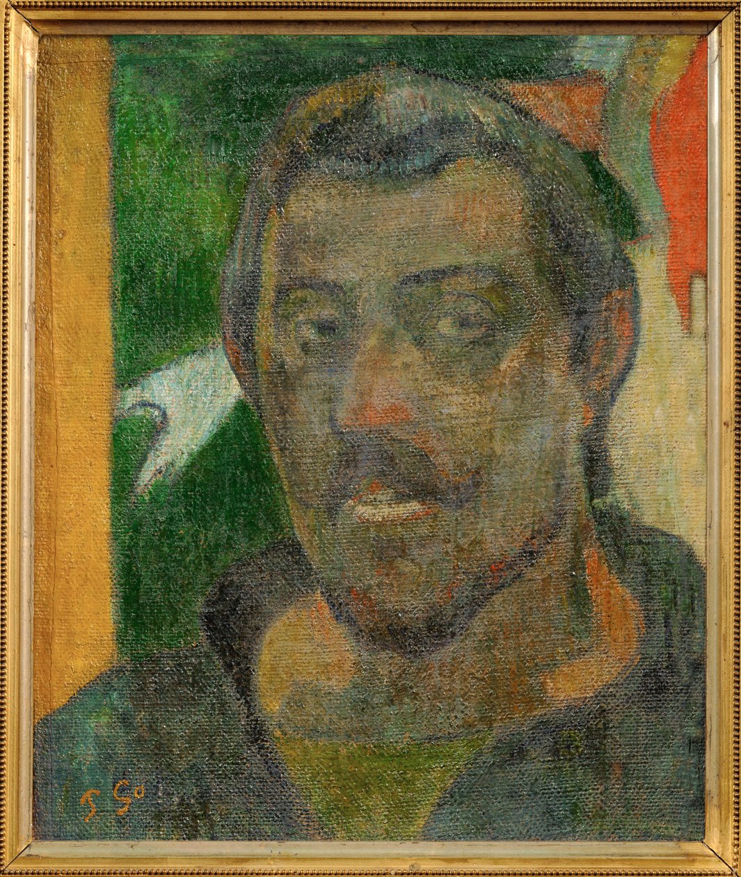 Selbstporträt mit Undine von Paul Gauguin