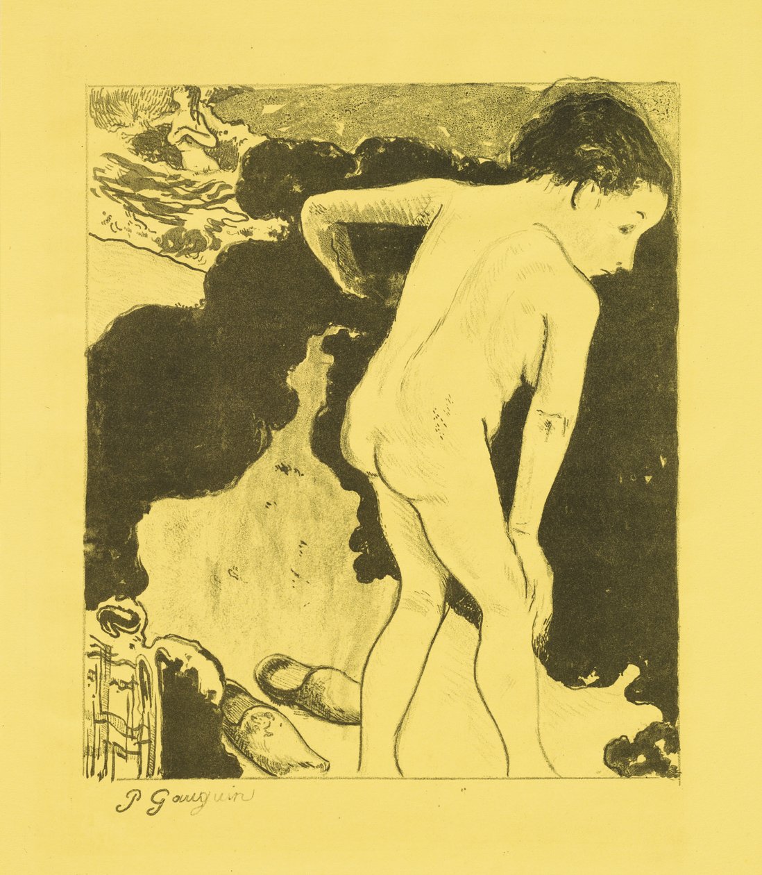 Bretonische Badende von Paul Gauguin