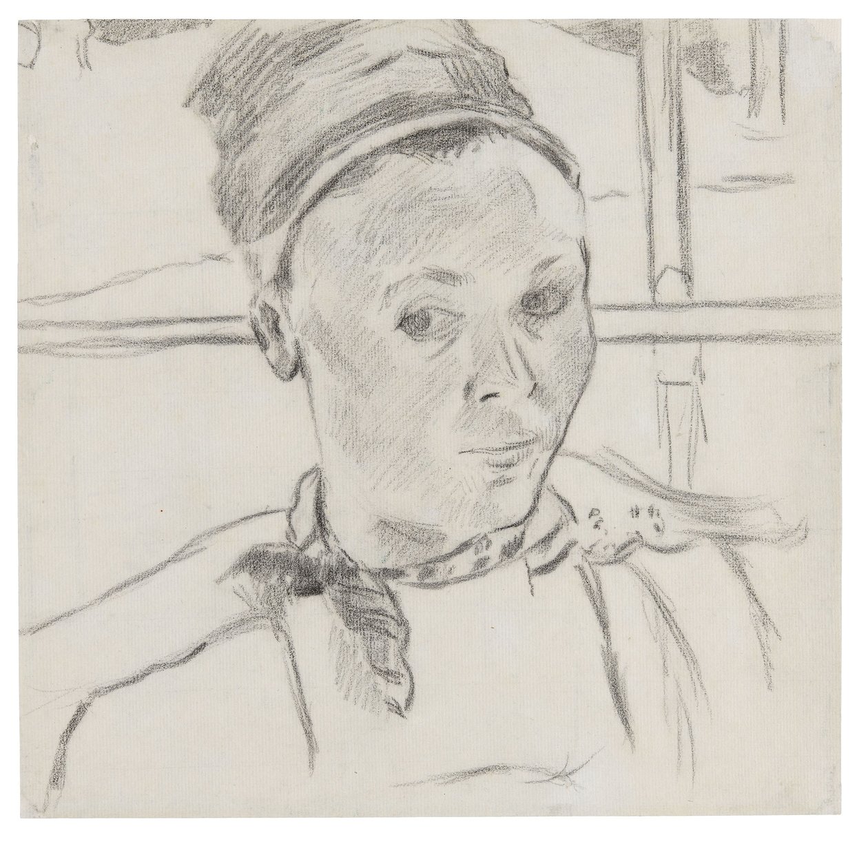 Büste einer jungen bretonischen Frau (Möglicherweise Marie Lagadu) von Paul Gauguin