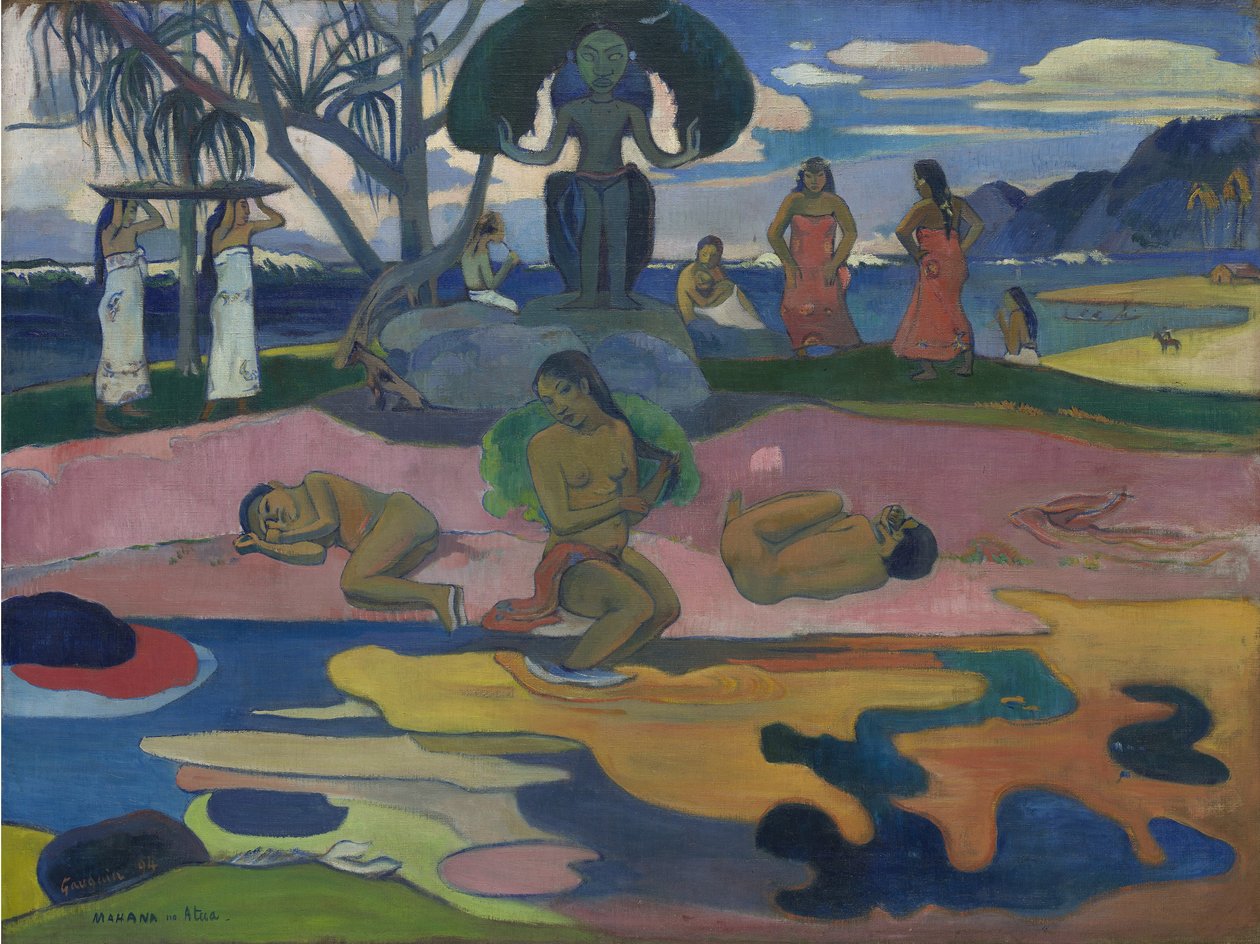 Tag des Gottes (Mahana no Atua) 1894 von Paul Gauguin