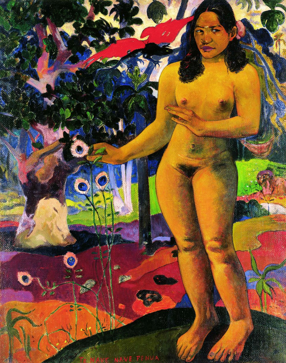 Wundervolles Land Te Nave Nave Fenua, 1892 von Paul Gauguin
