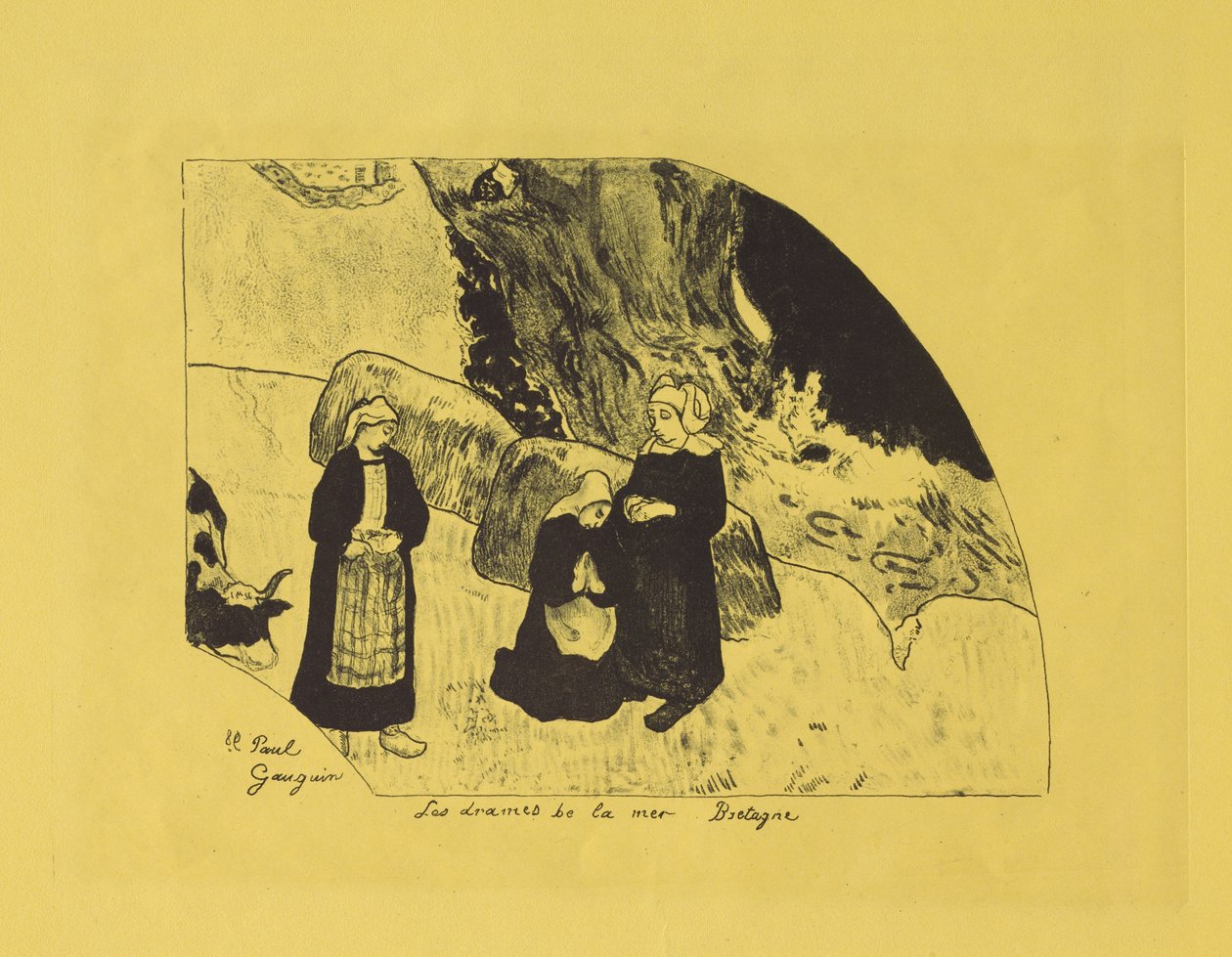 Dramen des Meeres: Bretagne von Paul Gauguin