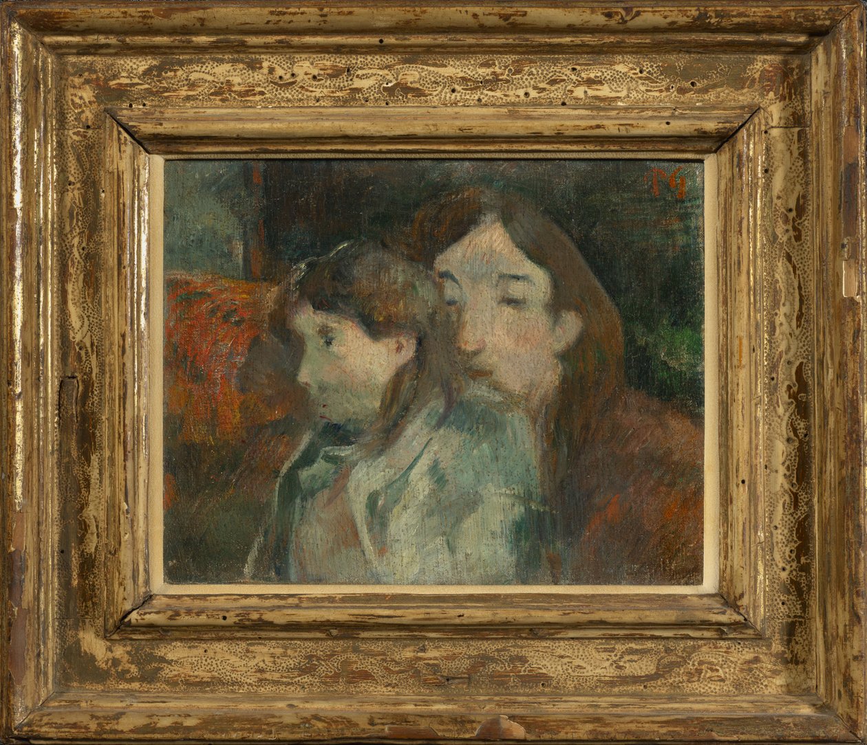 Figuren in einem Innenraum [früher: Vision d