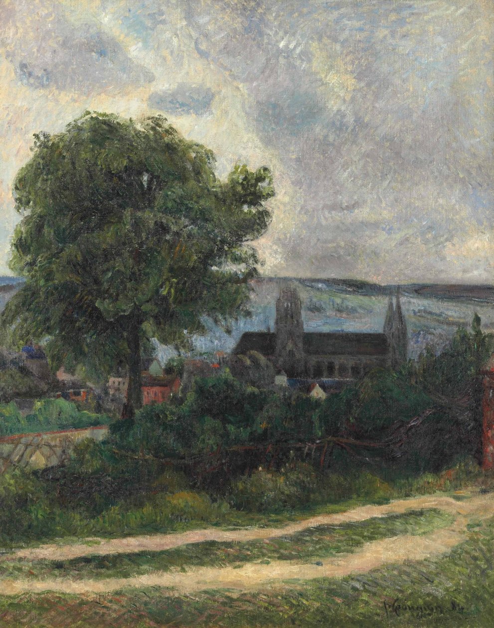 Rouen, Die Kirche Saint-Ouen von Paul Gauguin