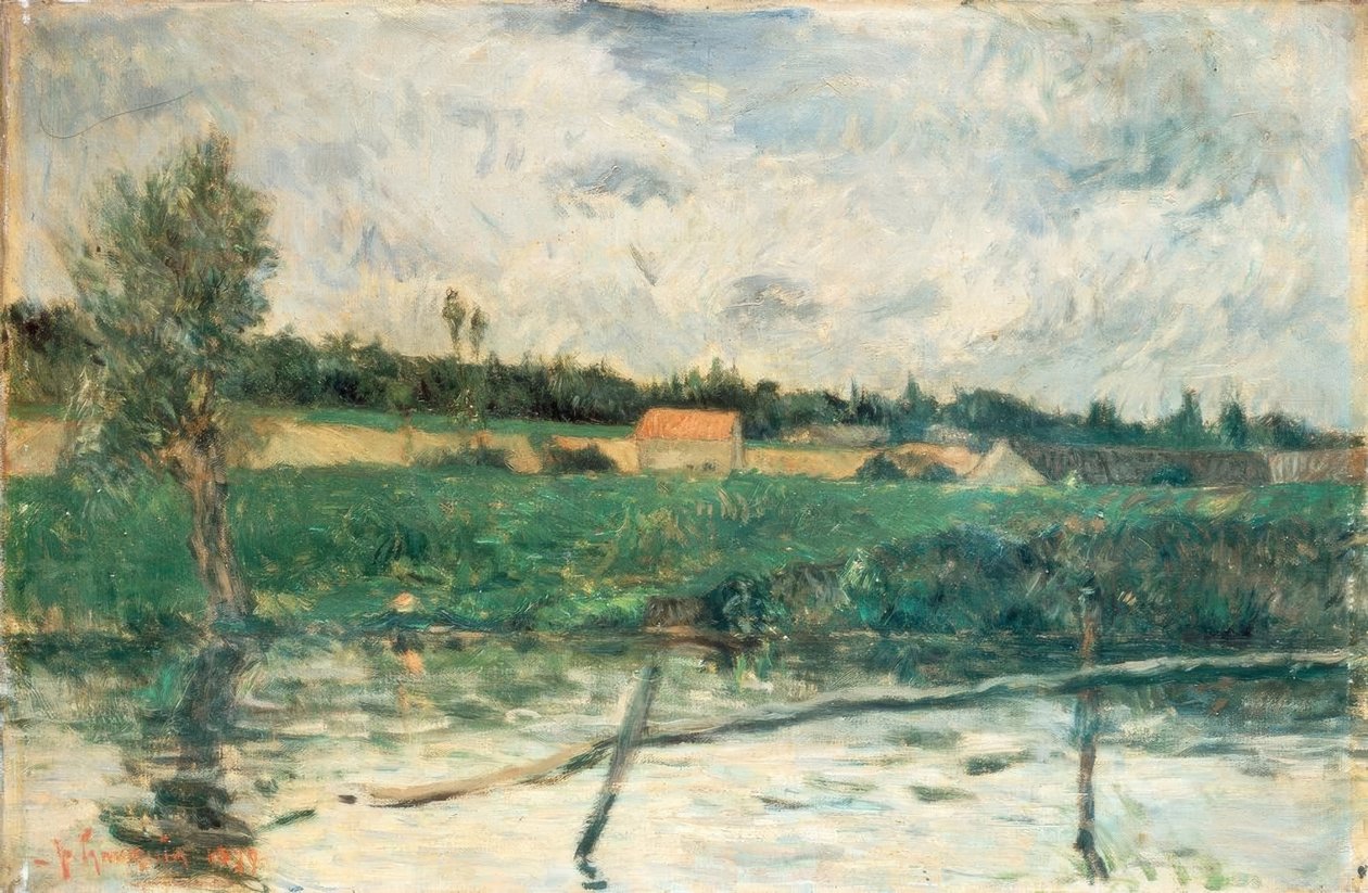 Landschaft in der Bretagne von Paul Gauguin