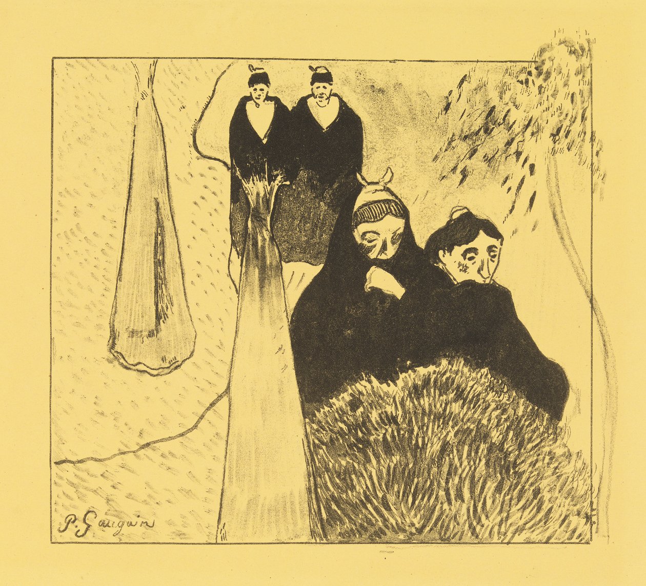Die alten Jungfern von Paul Gauguin