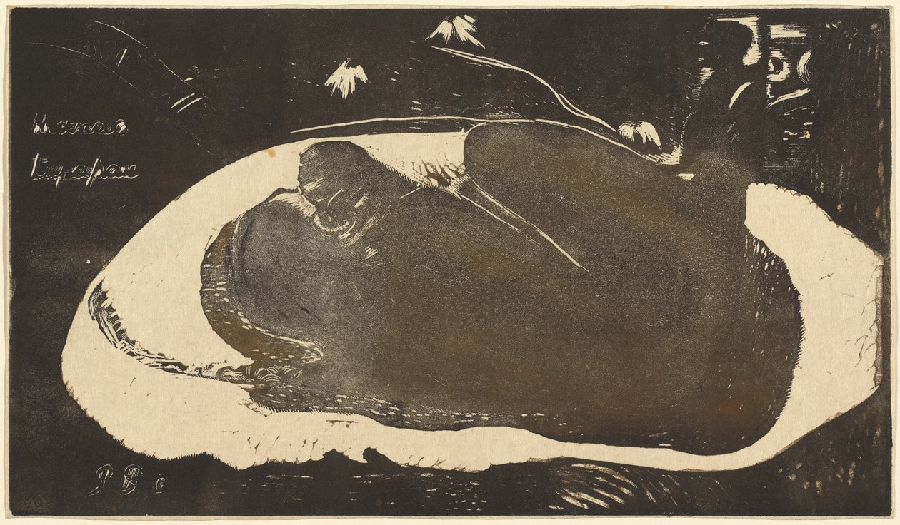 Manao Tupapau (Sie wird von einem Geist heimgesucht) von Paul Gauguin