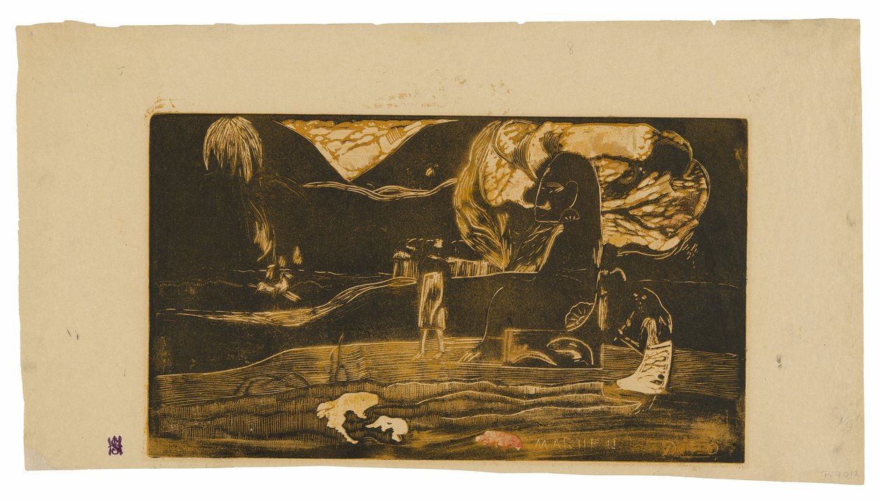 Maruru (Dankesgaben), aus der Noa Noa Suite von Paul Gauguin