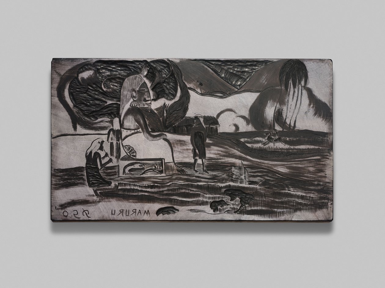 Maruru (Dankesgaben), aus der Noa Noa Suite von Paul Gauguin