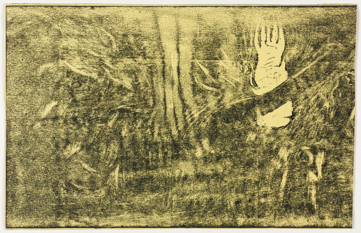 Noa Noa: Der Teufel spricht (Mahna No Varua Ino) (recto) von Paul Gauguin