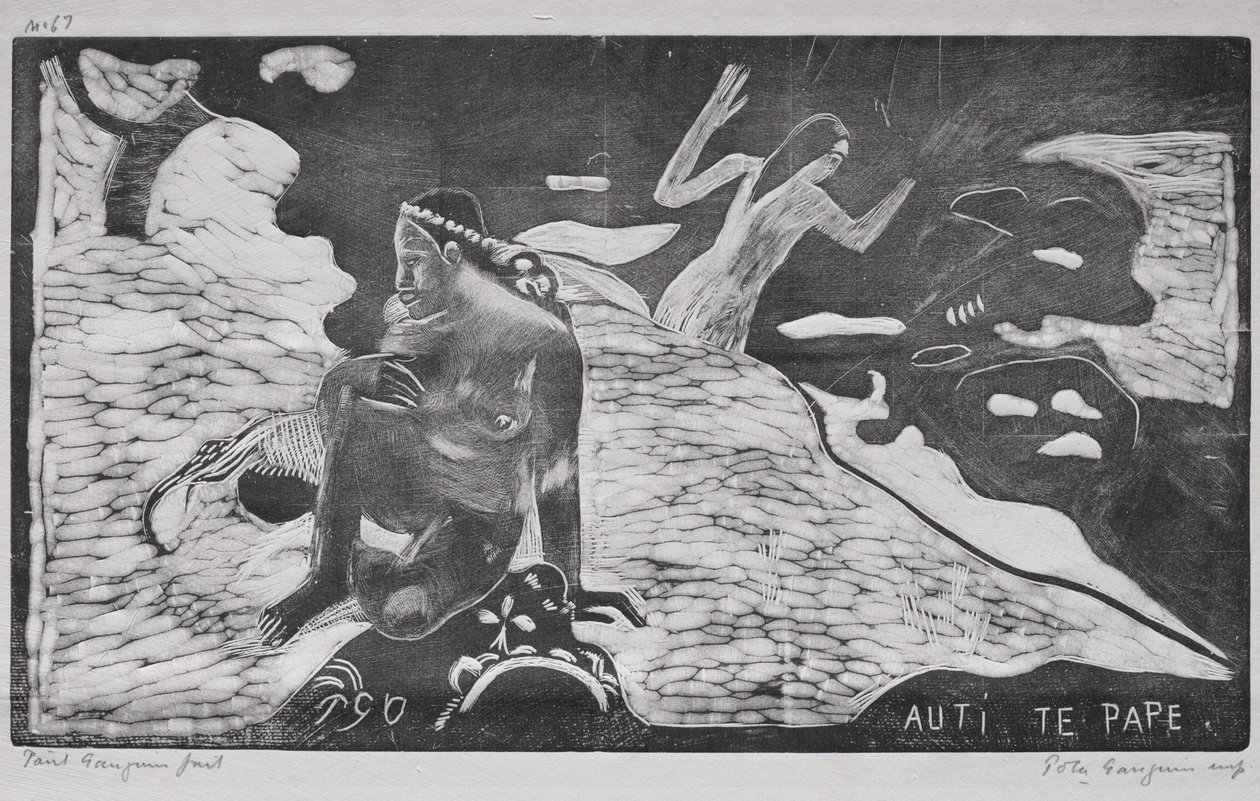 Noa Noa: Frauen am Fluss (Auti Te Pape) von Paul Gauguin