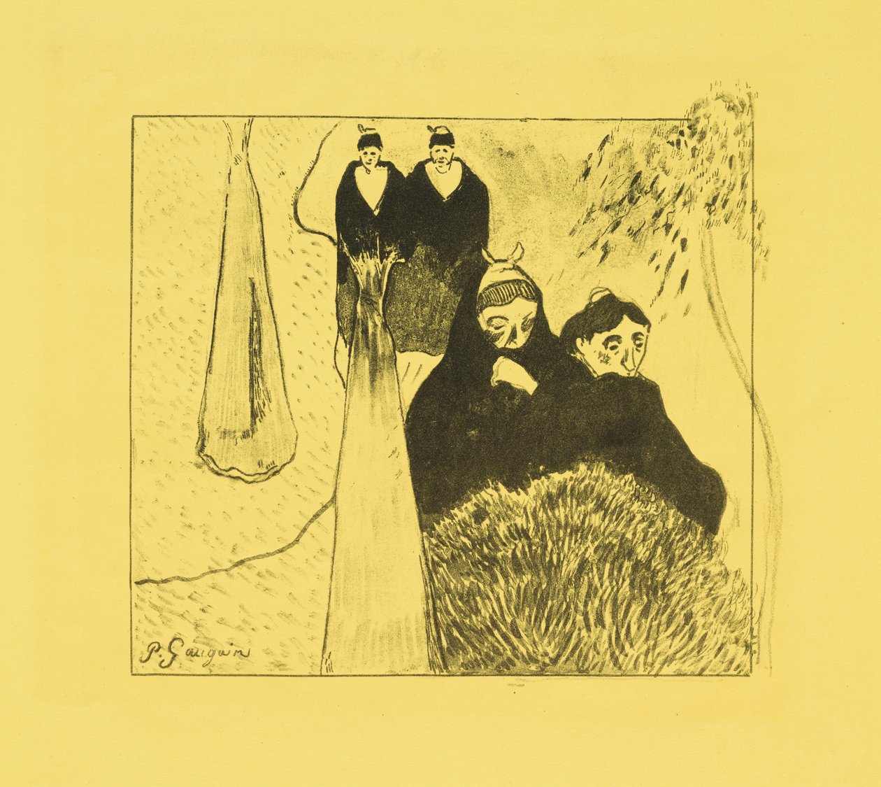 Alte Frauen von Arles von Paul Gauguin