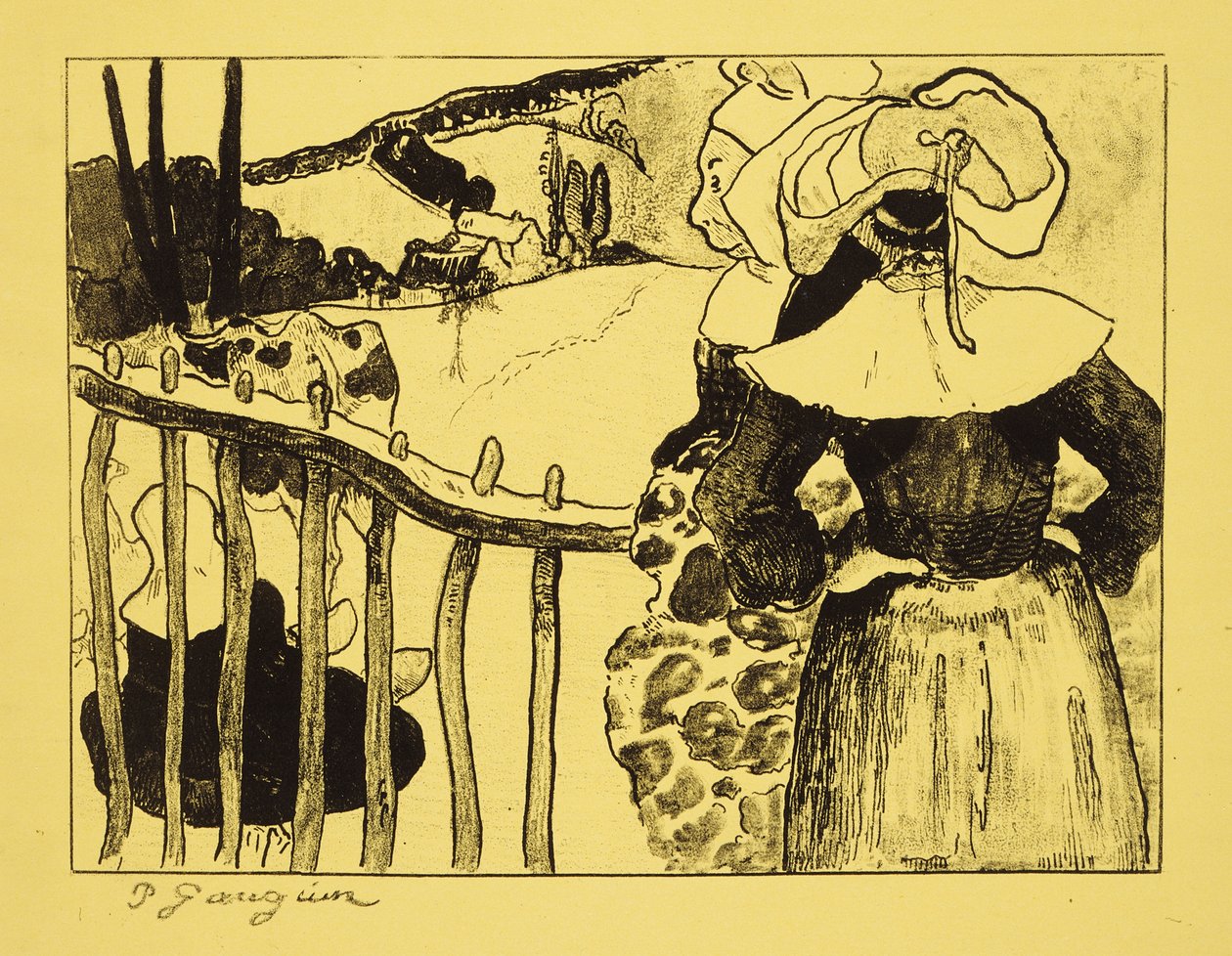 Pastorale in Martinique von Paul Gauguin