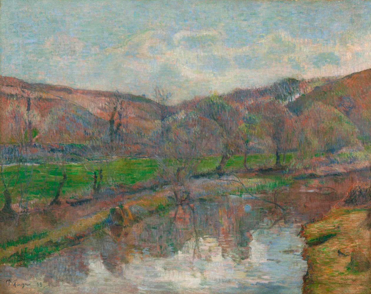 Landschaft in der Bretagne von Paul Gauguin