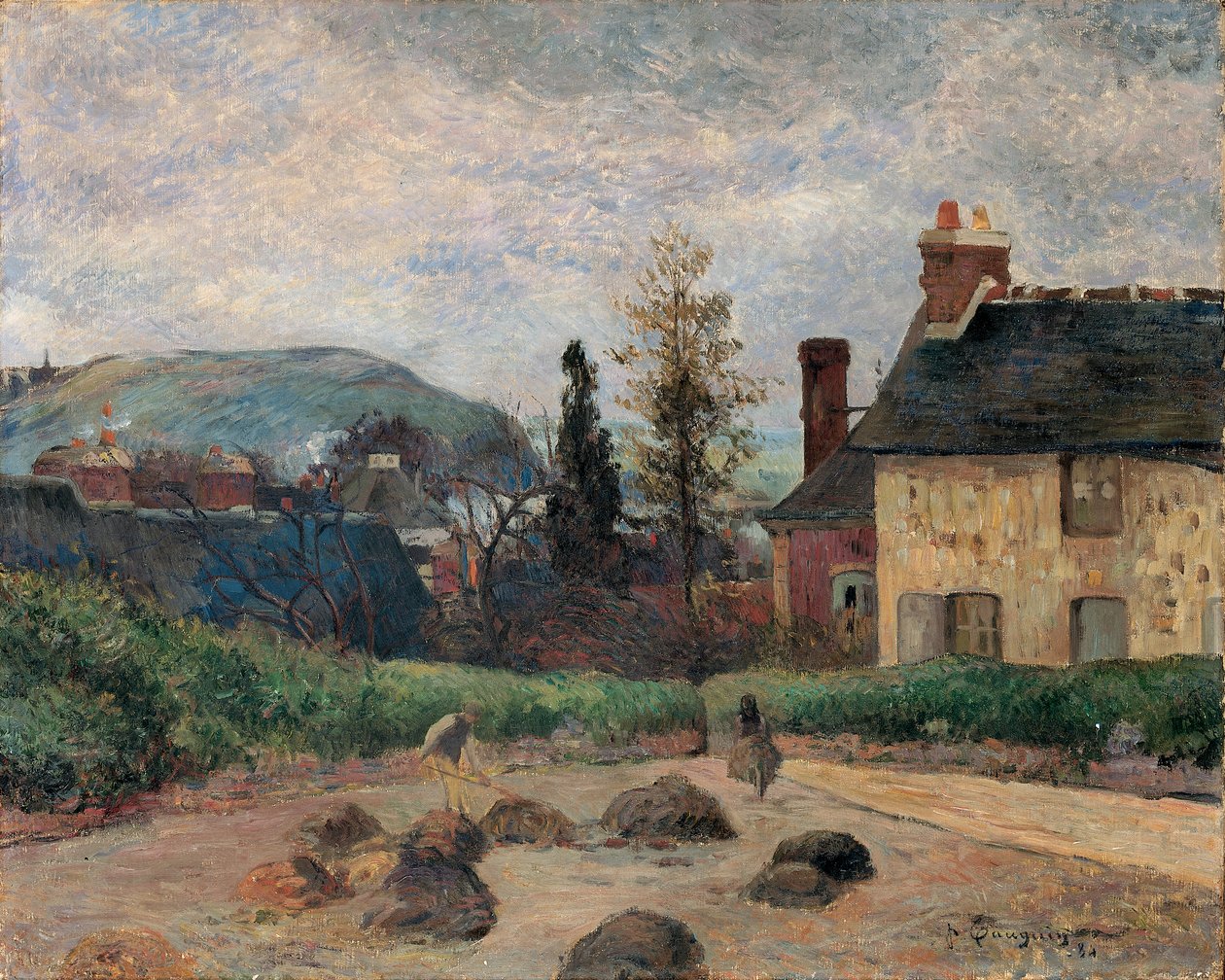 Rückkehr von der Ernte, 1884 von Paul Gauguin