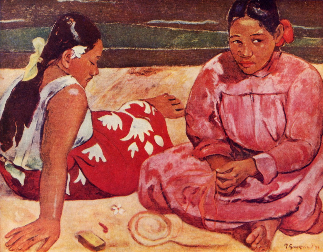 Tahitianische Frauen, 1936 von Paul Gauguin
