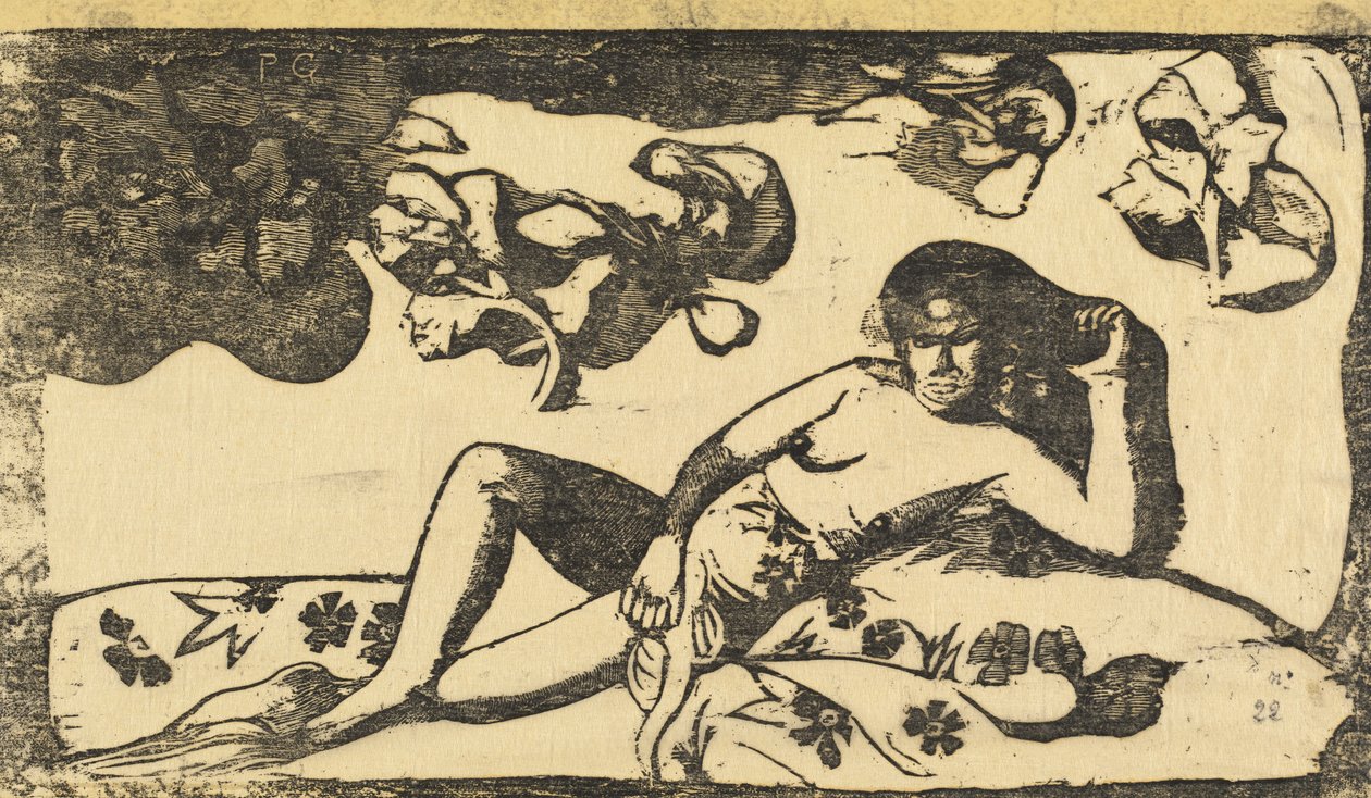 Te Arii Vahine, Dame königlichen Blutes von Paul Gauguin