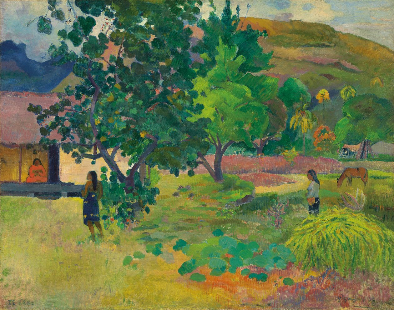 Te Fare (Das Haus) von Paul Gauguin