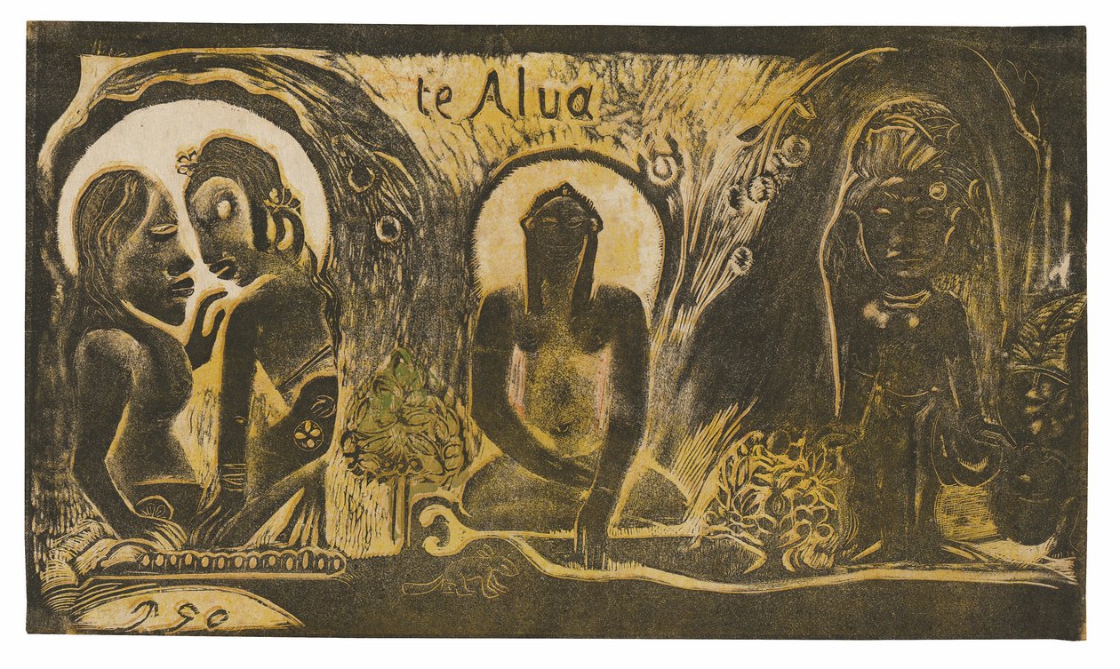 Te atua (Der Gott) aus der Noa Noa Suite von Paul Gauguin