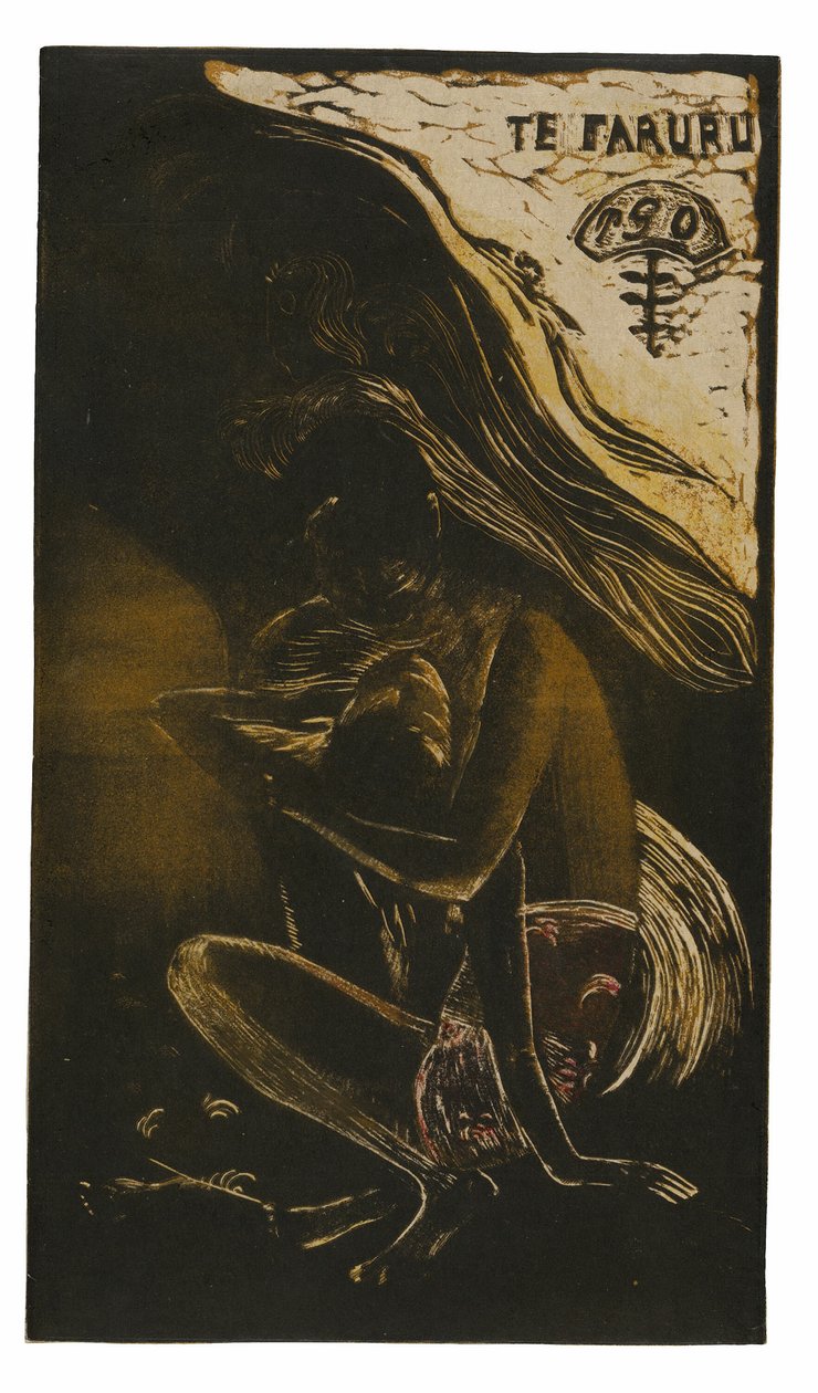 Te faruru (Hier machen wir Liebe), aus der Noa Noa Suite von Paul Gauguin
