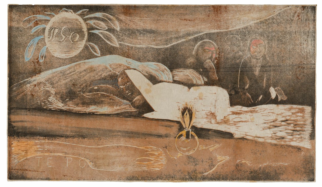 Te po (Die Nacht) aus der Noa Noa Suite von Paul Gauguin