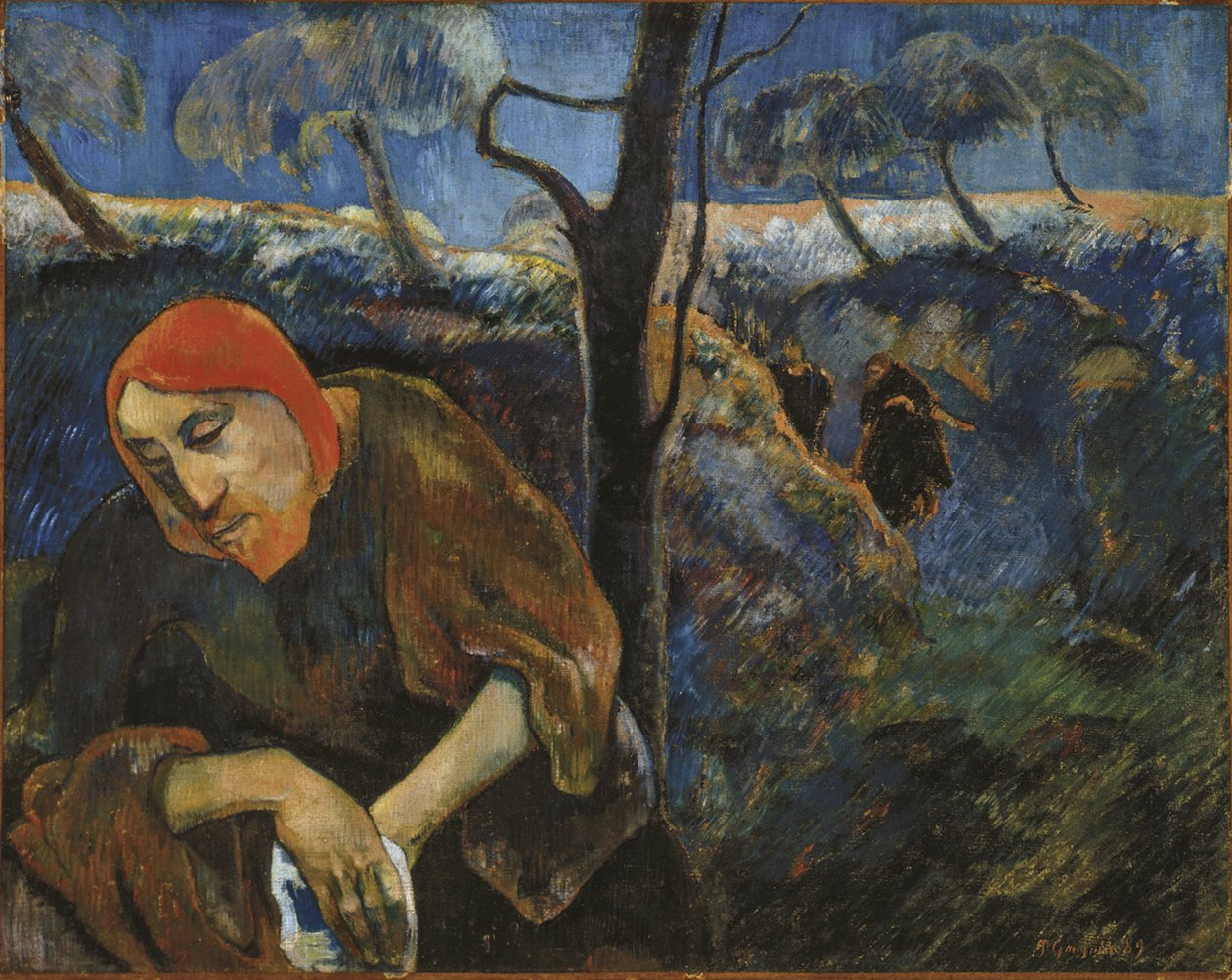 Die Agonie im Garten Christus im Garten Gethsemane, 1889 von Paul Gauguin