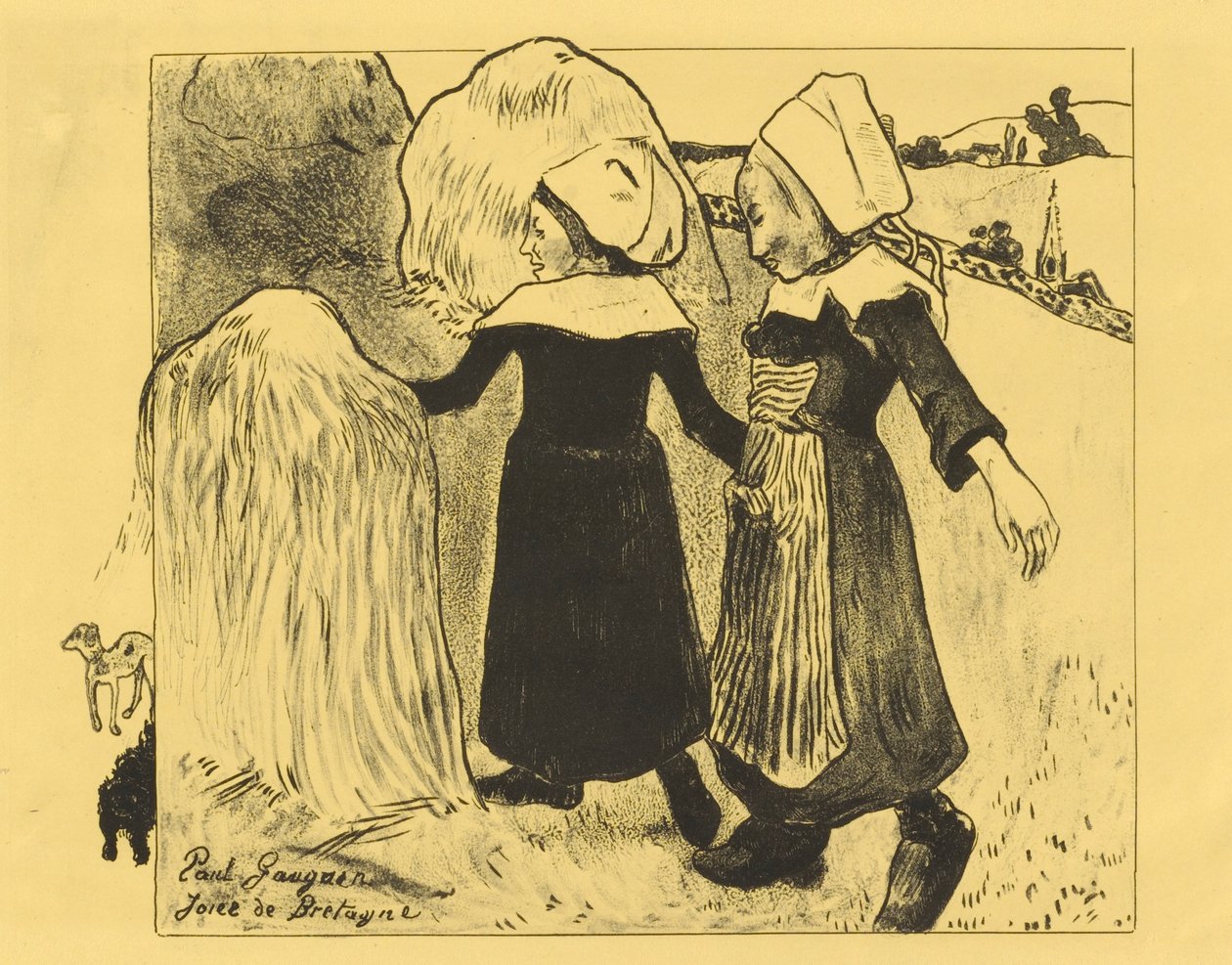 Die Freuden der Bretagne von Paul Gauguin