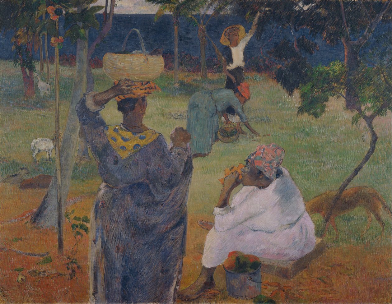 Die Mangobäume, Martinique von Paul Gauguin