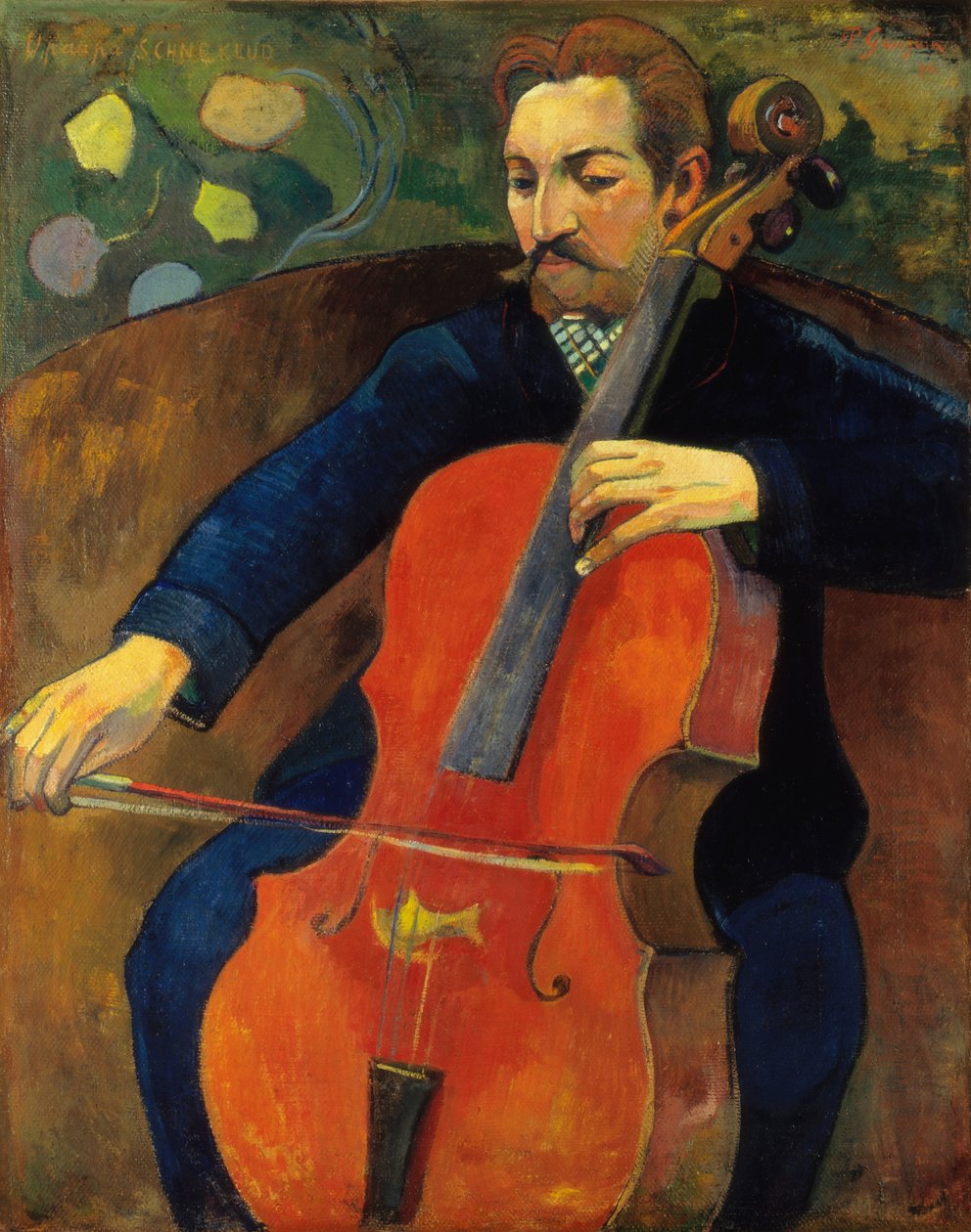 Der Violoncellist von Paul Gauguin