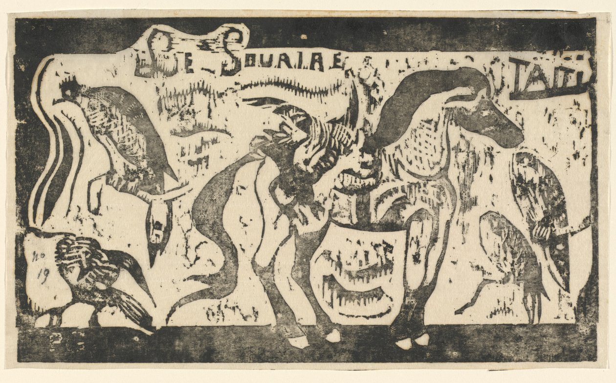Titelblatt für "Le Sourire" von Paul Gauguin