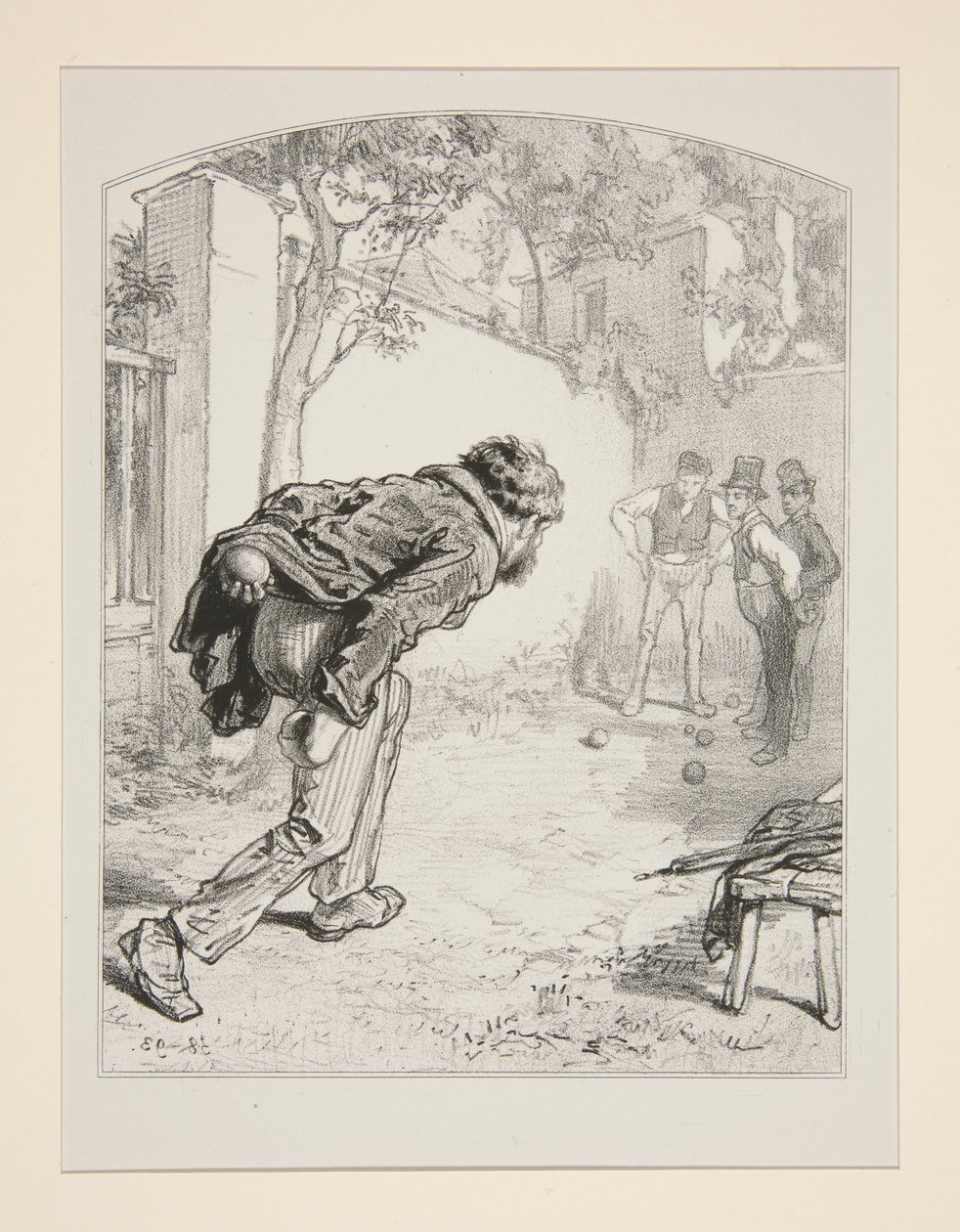 (Die Kugeln) von Paul Gavarni
