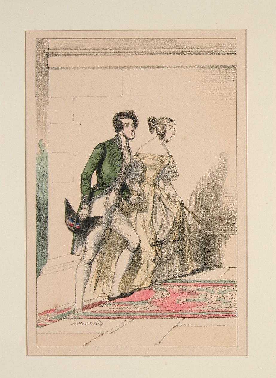 HOFKOSTÜM 1837, ... von Paul Gavarni