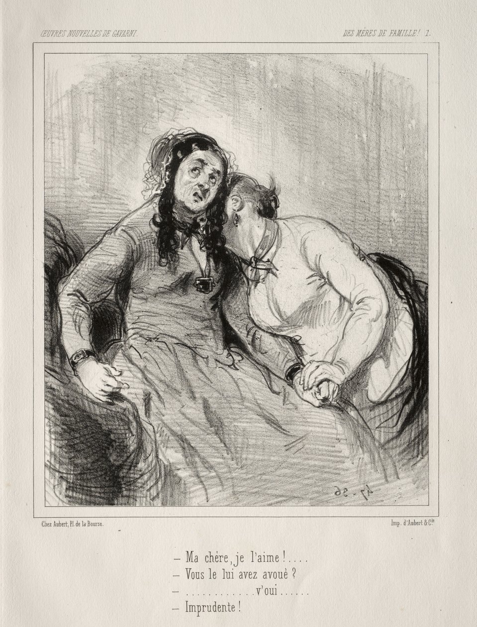 Des Mères de Famille! von Paul Gavarni