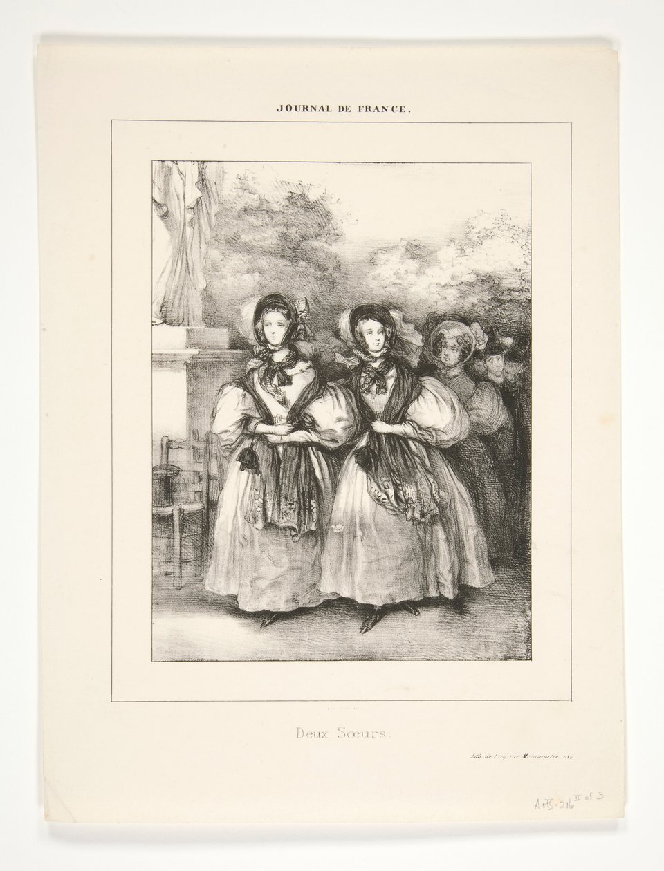 Zwei Schwestern von Paul Gavarni