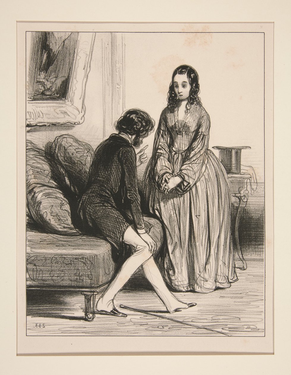 Hör zu, Juliette! Bourdin hat mir alles erzählt... von Paul Gavarni