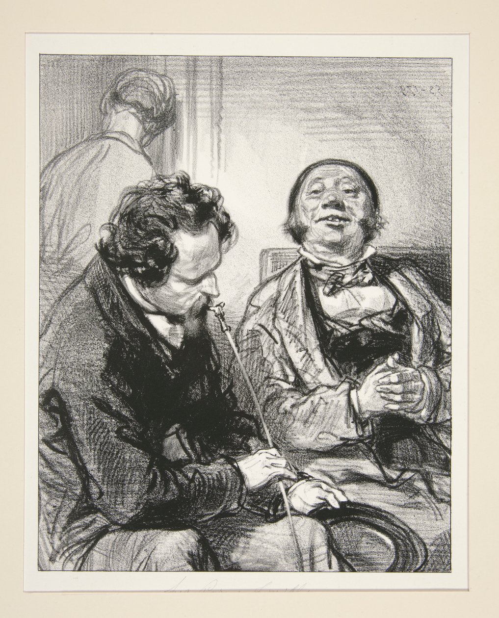 Nun gut! Monsieur, Sie werden sehen, was uns eines Tages meine Kleine gemacht hat, als sie ganz klein war. von Paul Gavarni