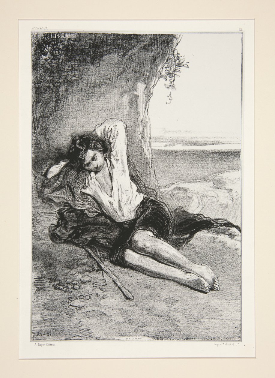 Godefroy, der kleine Eremit von Paul Gavarni