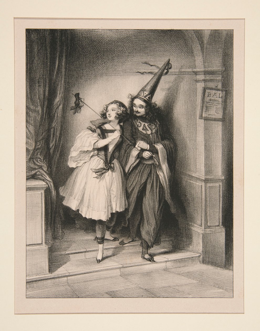 LA BONNE AVENTURE. - DIE FORTUNE PELLER (sic). von Paul Gavarni