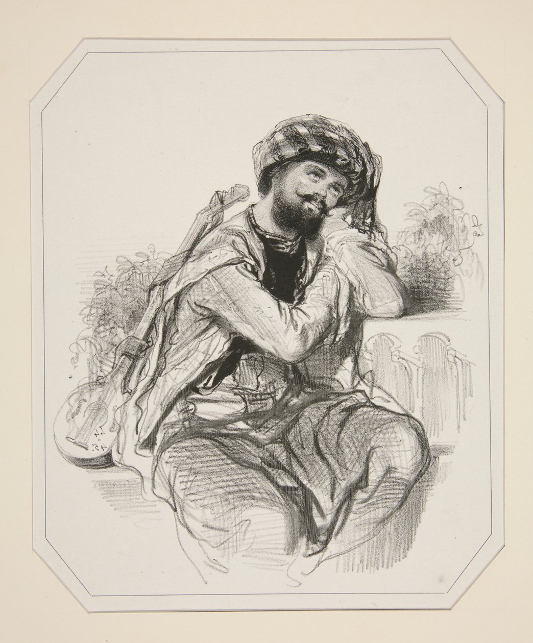 Die maurische Serenade (sic). von Paul Gavarni