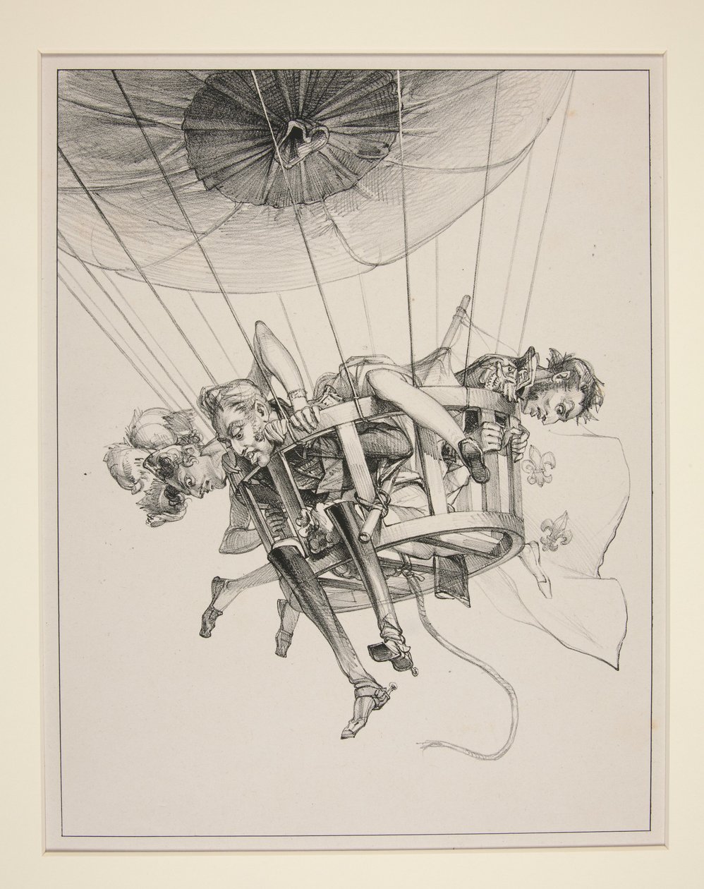 Der verlorene Ballon von Paul Gavarni