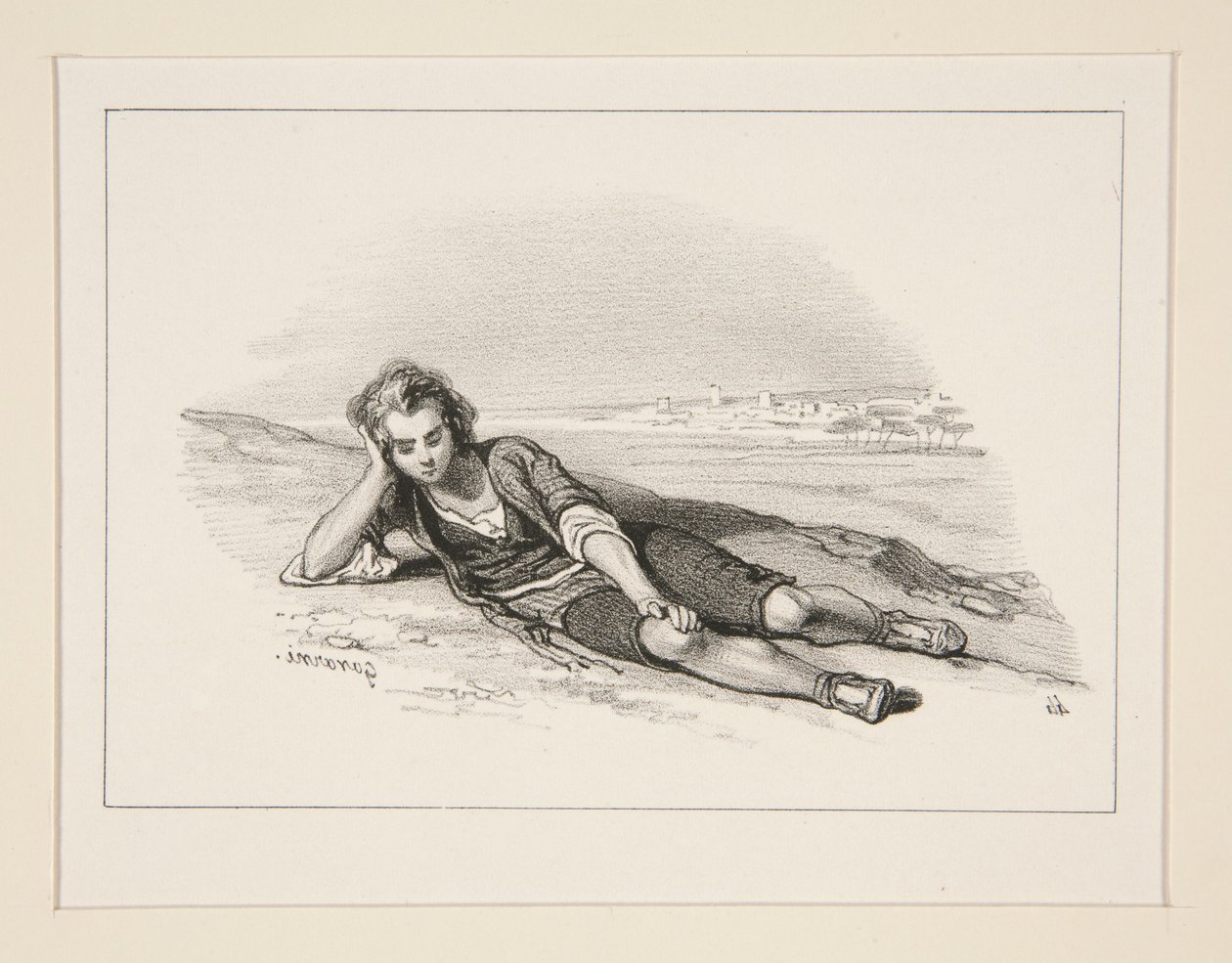 Der Gefangene von Paul Gavarni