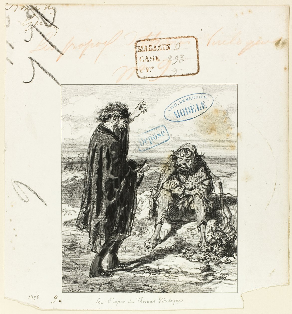 Les Propos de Thomas Vireloque: Der Mensch, das Meisterwerk der Schöpfung von Paul Gavarni