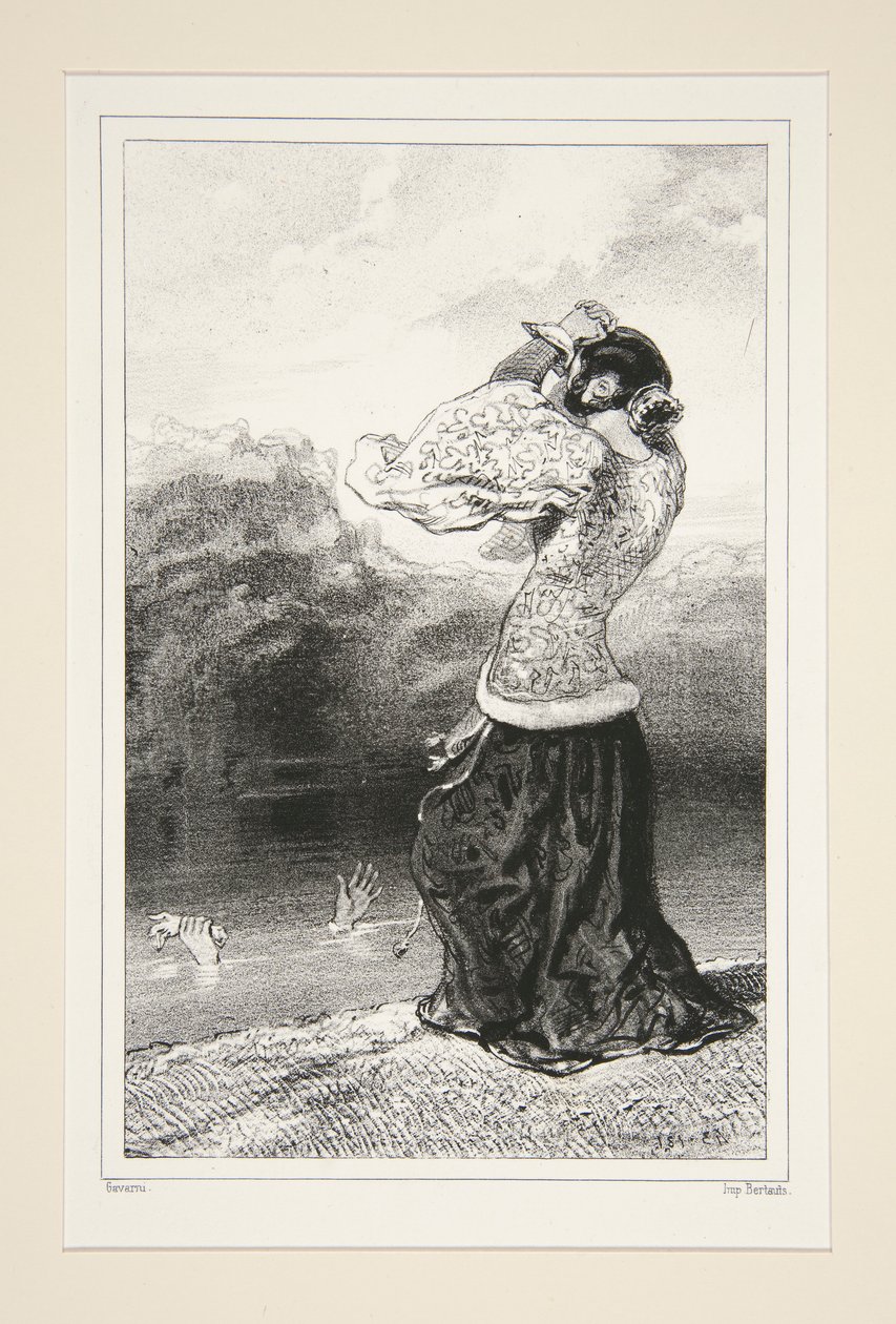 Marie de France und Jean des Essarts. 1405. von Paul Gavarni
