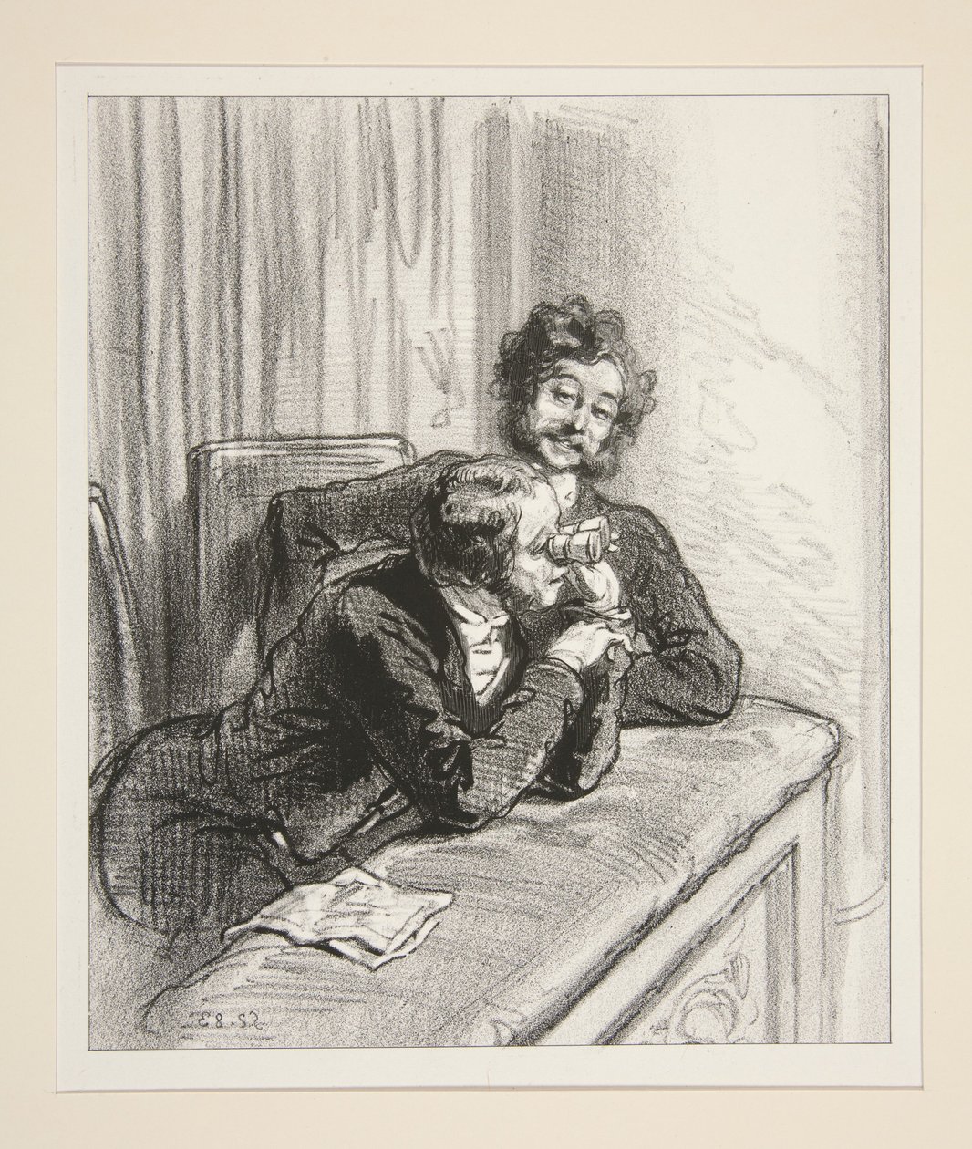 Mein Lieber, Ihre Frau ist bezaubernd.... von Paul Gavarni