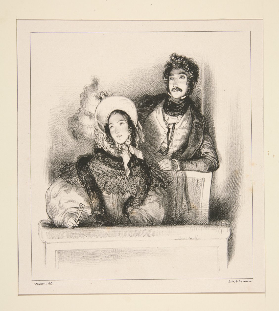 NOVEMBER von Paul Gavarni