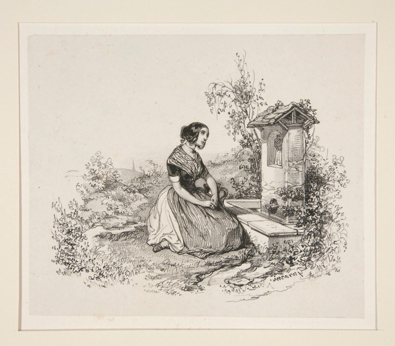 Notre-Dame de la Fontaine von Paul Gavarni