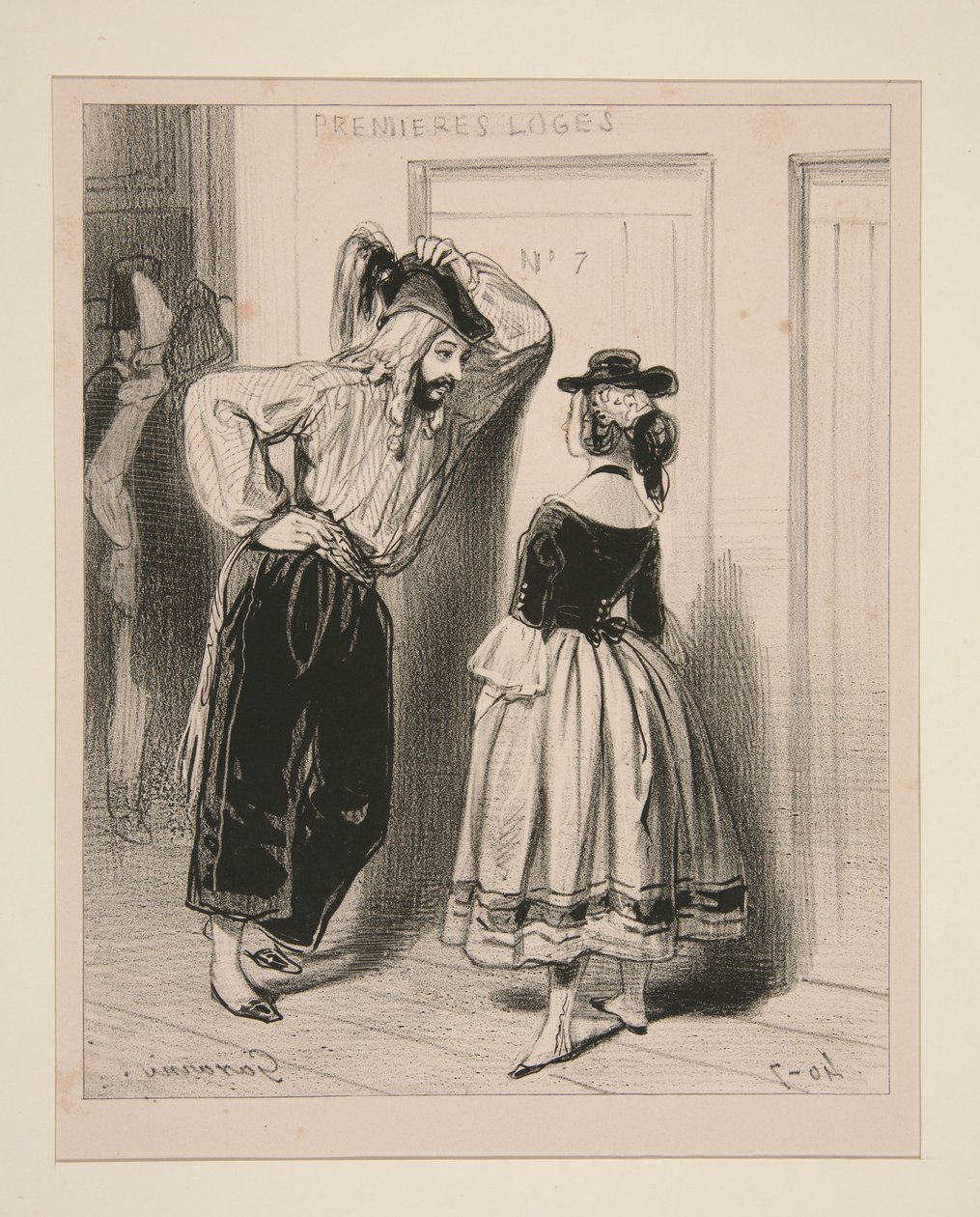 Wer? -Ich und Zelie, Achille und du... von Paul Gavarni